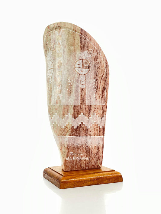 Alvin Marshall - Indian Maiden 18" x 8"