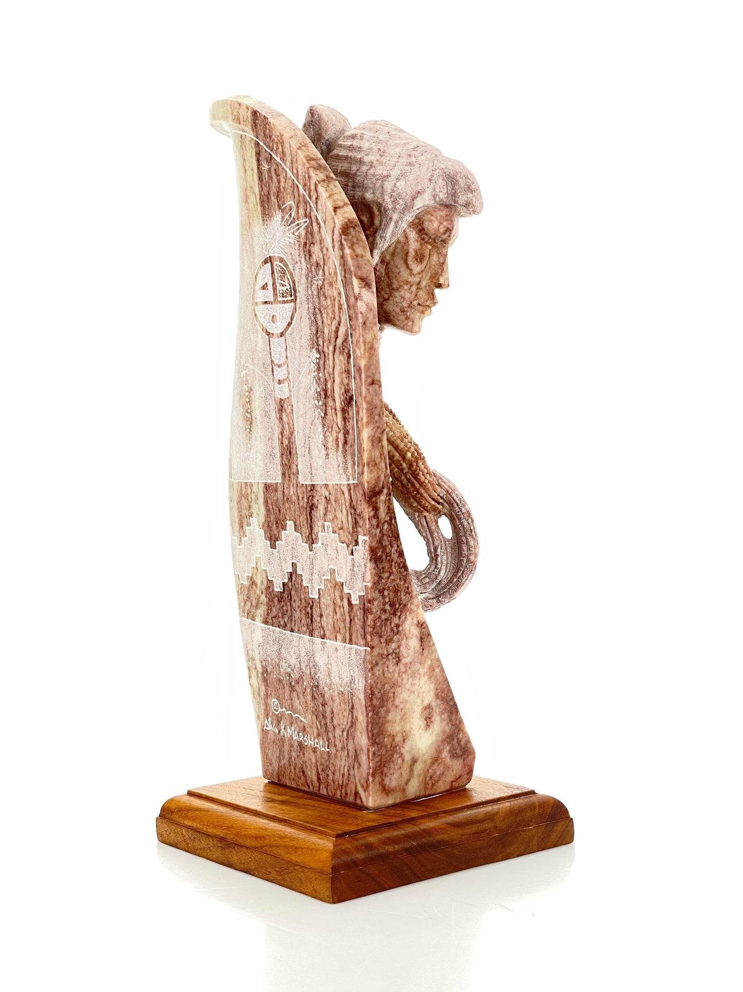 Alvin Marshall - Indian Maiden 18" x 8"