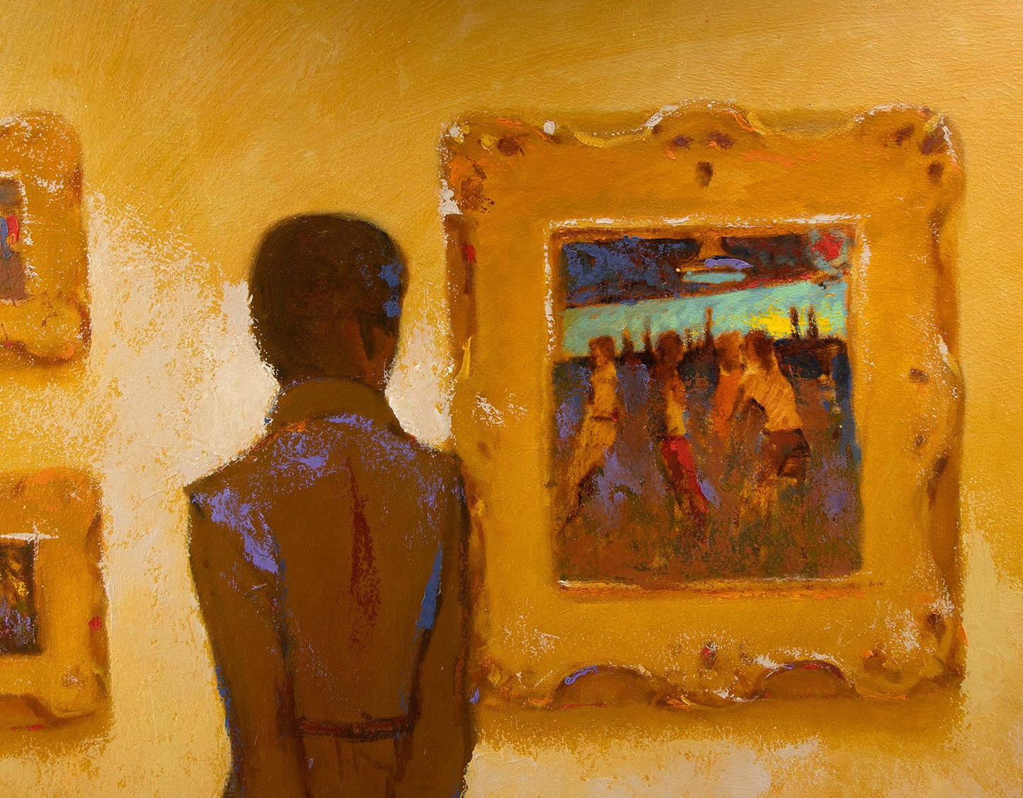 Paul Peter Forster - In the Gallery 48” x 48"