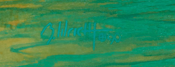 Ben Wright - Journey Through Mysterious Waters 1990 52" x 66"