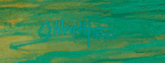 Ben Wright - Journey Through Mysterious Waters 1990 52" x 66"