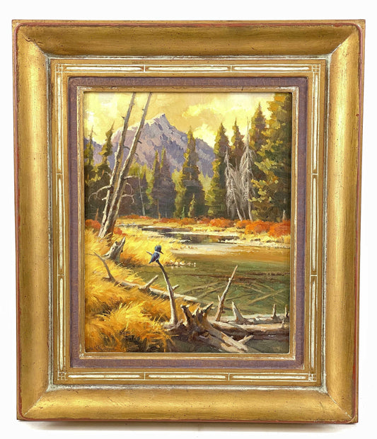 Jack Koonce - Kingfisher Creek 14" x 11"