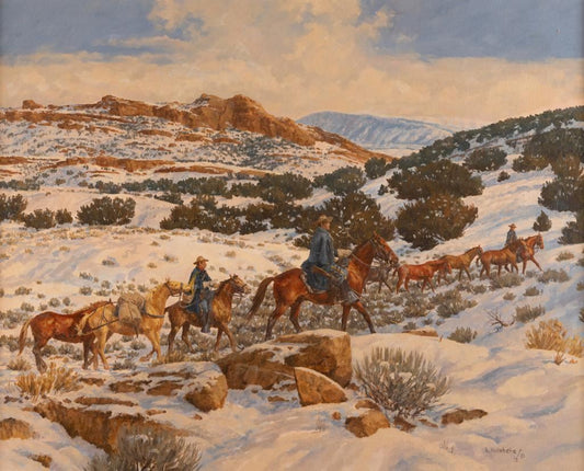 Karin Hollebeke - Last Crest to Fort Duchesne 24" x 36"