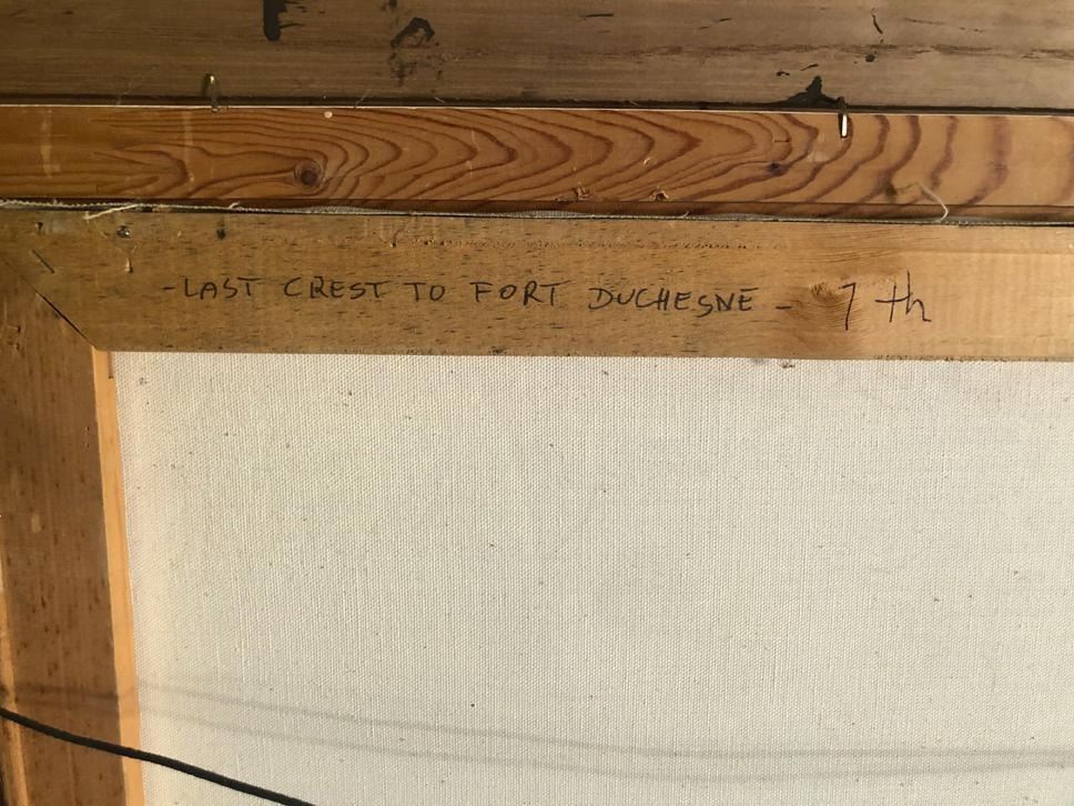 Karin Hollebeke - Last Crest to Fort Duchesne 24" x 36"