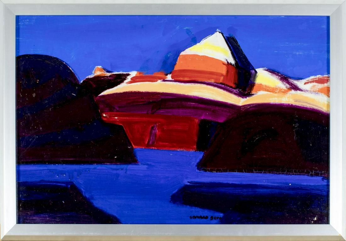 Conrad Buff - Mountain Landscape 16” x 24”