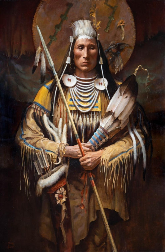 William Ahrendt - Native Warrior 60" x 48"