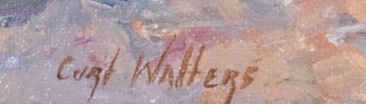 Curt Walters - Tree in a Canyon (Grand Canyon) 27" x 35"