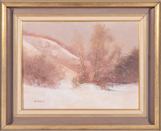 Ken Baxter - City Creek Snow 1974 17.5" x 23.5"