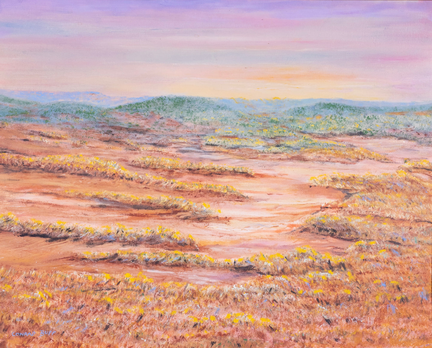 Conrad Buff - Desert Landscape 23.5” x 29.5”