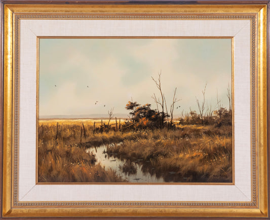 Heinie Hartwig - Stream in a Field 18" x 24"