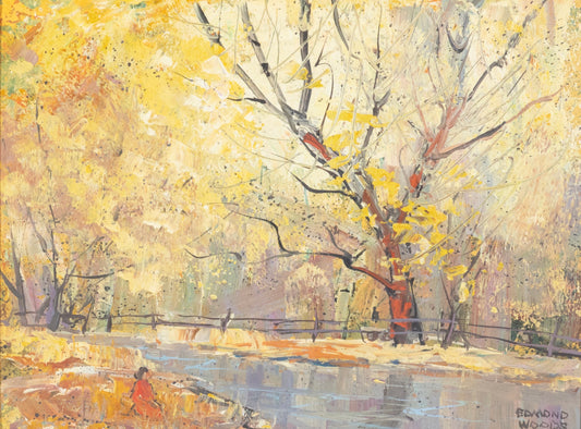 Edmond Woods - Yellow Landscape 18" x 24"