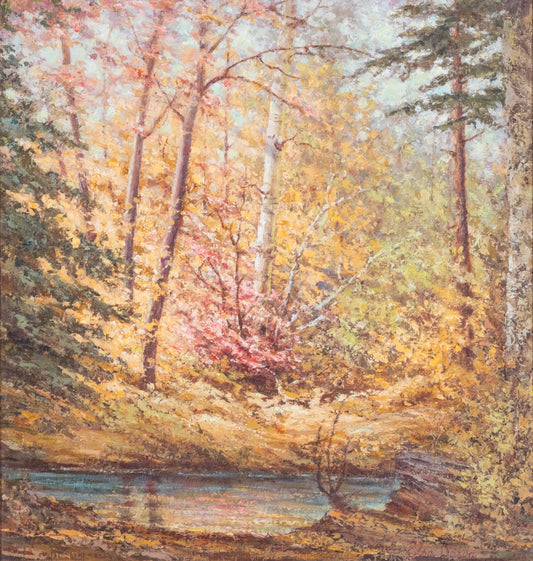 Elsa Erickson Saxod - A Retreat 19" x 20"