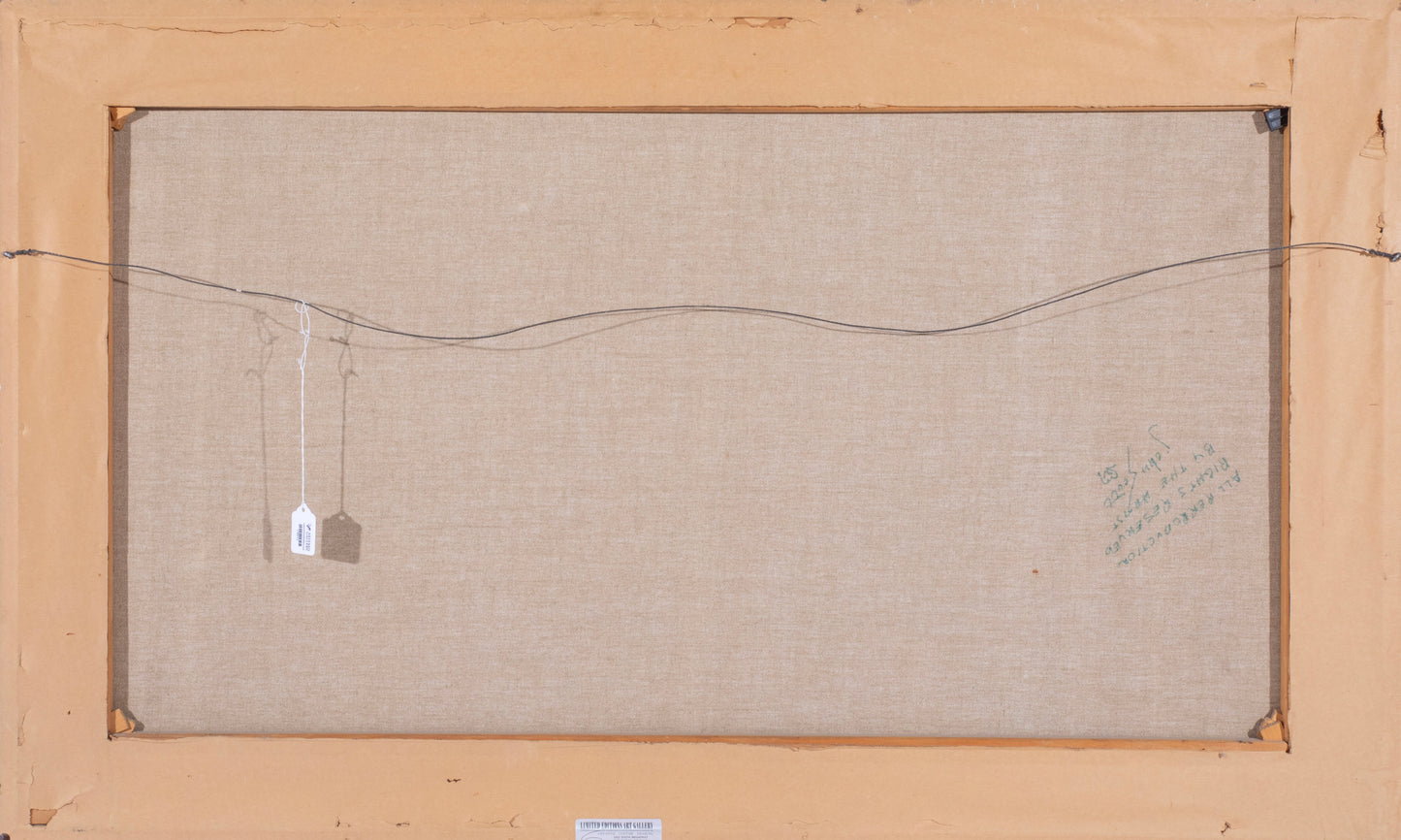 John J. Scott - Snowy Ranch 1976 24.7 x 43.625"