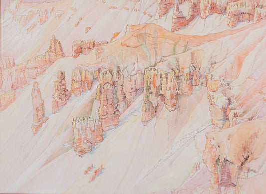 Mabel Frazer - Bryce Canyon 21" x 29"