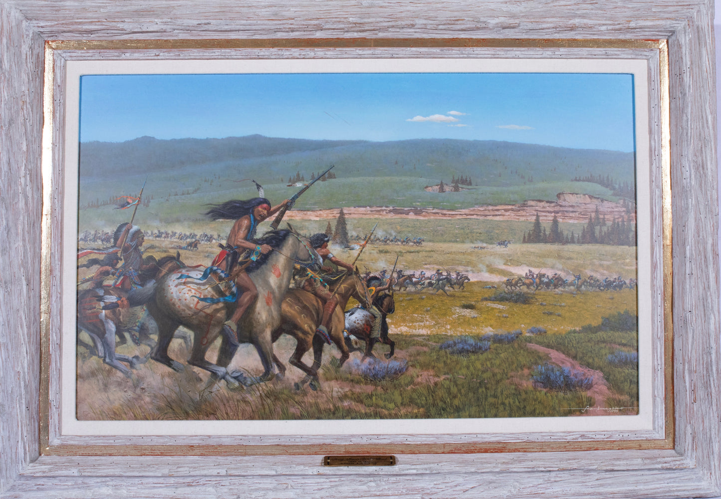 Frank Magsino - Strong Hearts to the Front 20" x 32"