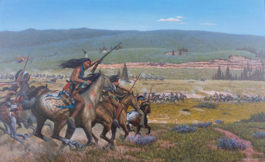 Frank Magsino - Strong Hearts to the Front 20" x 32"