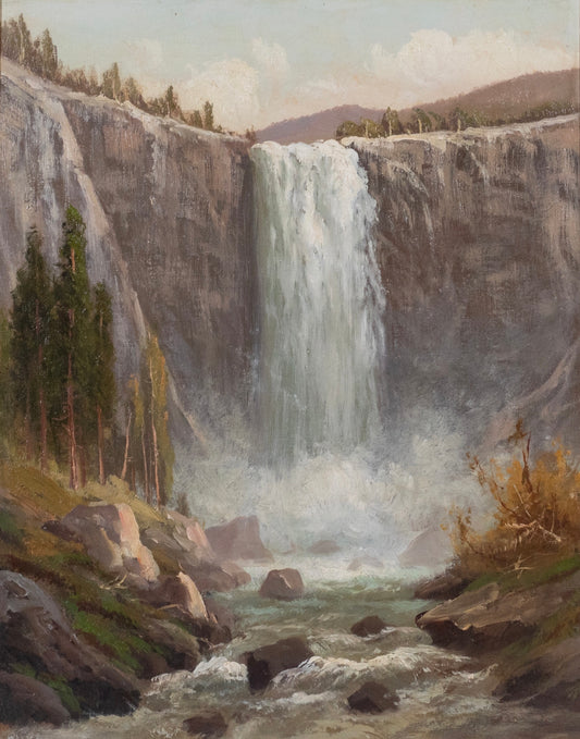 Thomas Hill - Western Waterfall 20” x 16”