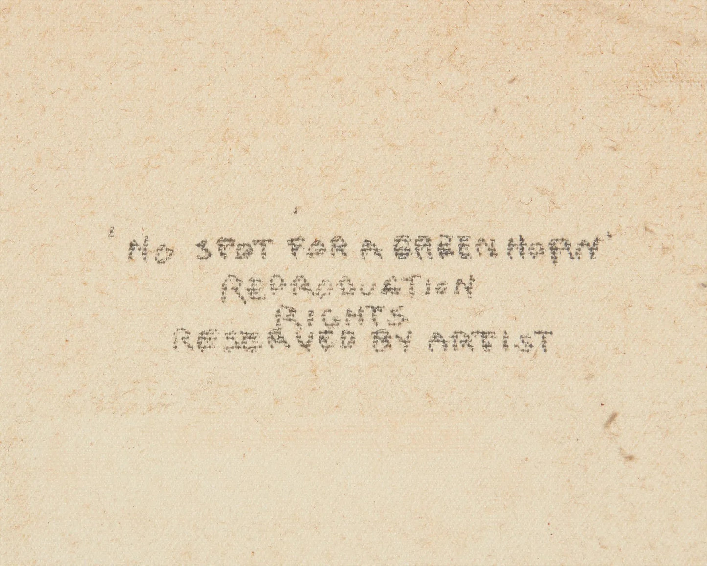 Walt LaRue - No Spot for a Greenhorn 2001 12" x 16"