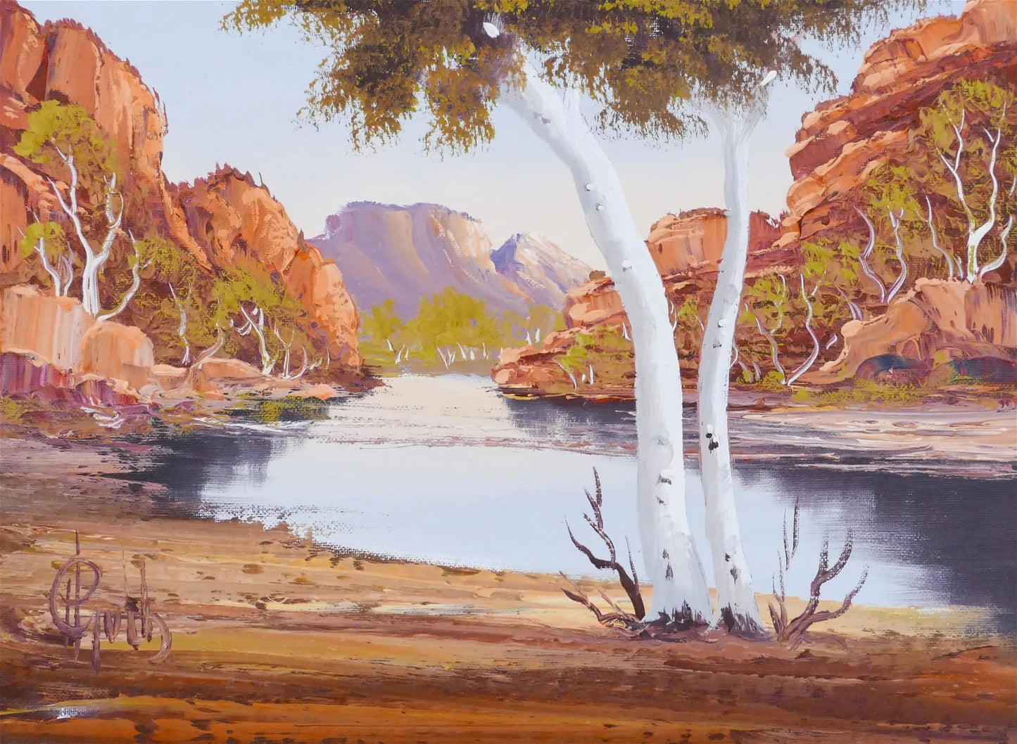 Henk Guth - Ormiston Gorge 12" x 16"