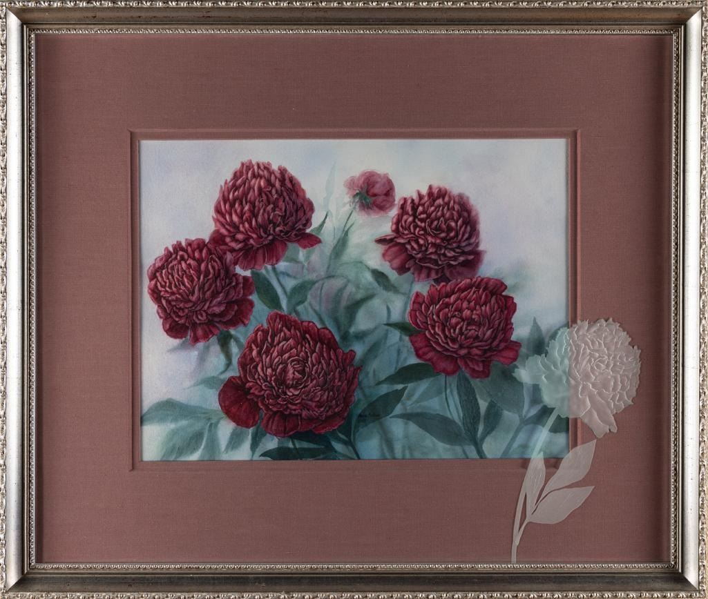 Marcia Ballowe - Peonies 26" x 30"