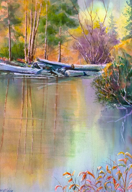 Bill McCusker - Quiet Water 25" x 17.5"