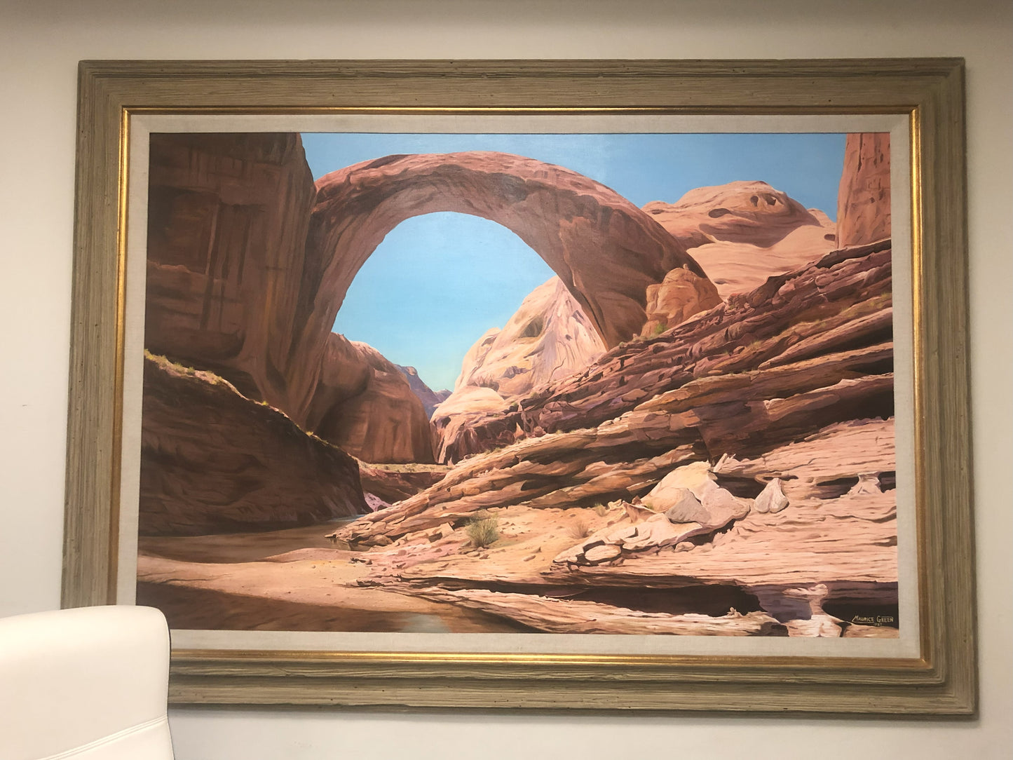 Maurice Green - Rainbow Bridge 48" x 72"