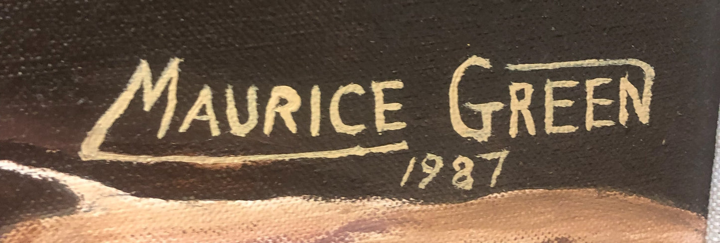 Maurice Green - Rainbow Bridge 48" x 72"