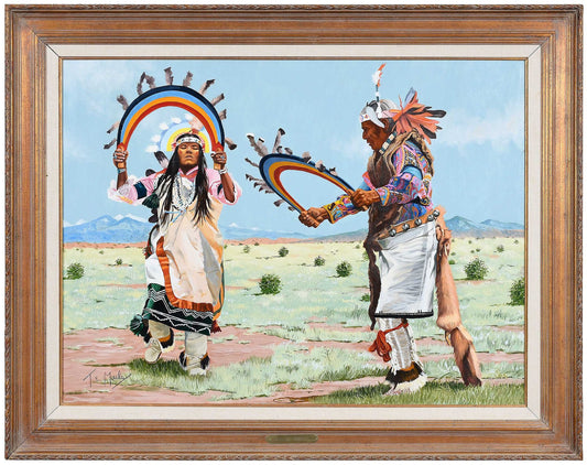Thomas E. Mails - Rainbow Dancers 1976 30" x 40"