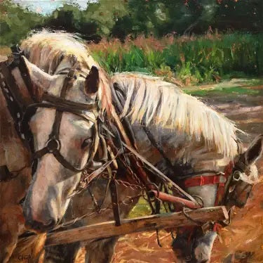 Wanda Choate - Red Halter 30" x 30"