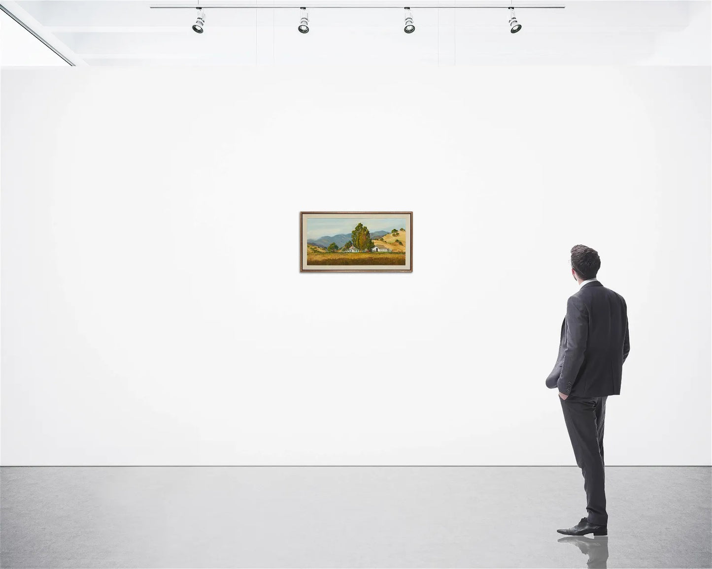 Wilfrid Taylor Mills - Rural Landscape 13.75” x 29.5”