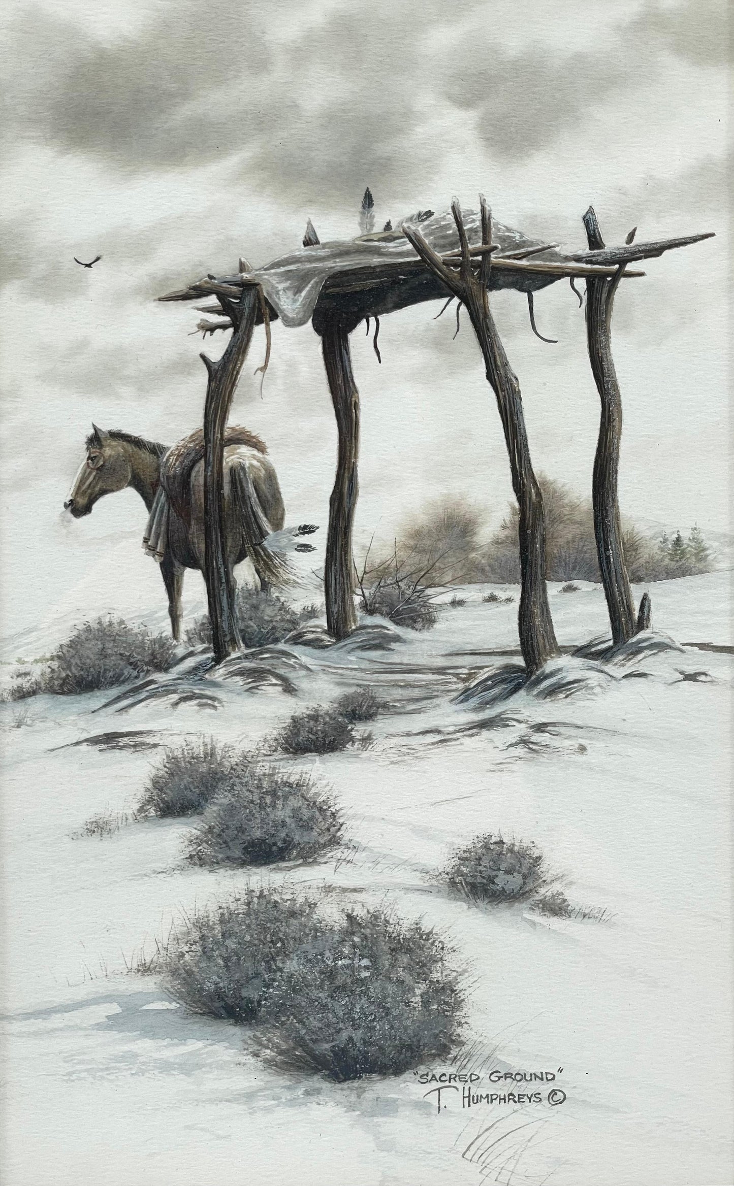 Travis Humphreys - Sacred Ground 11" x 7"