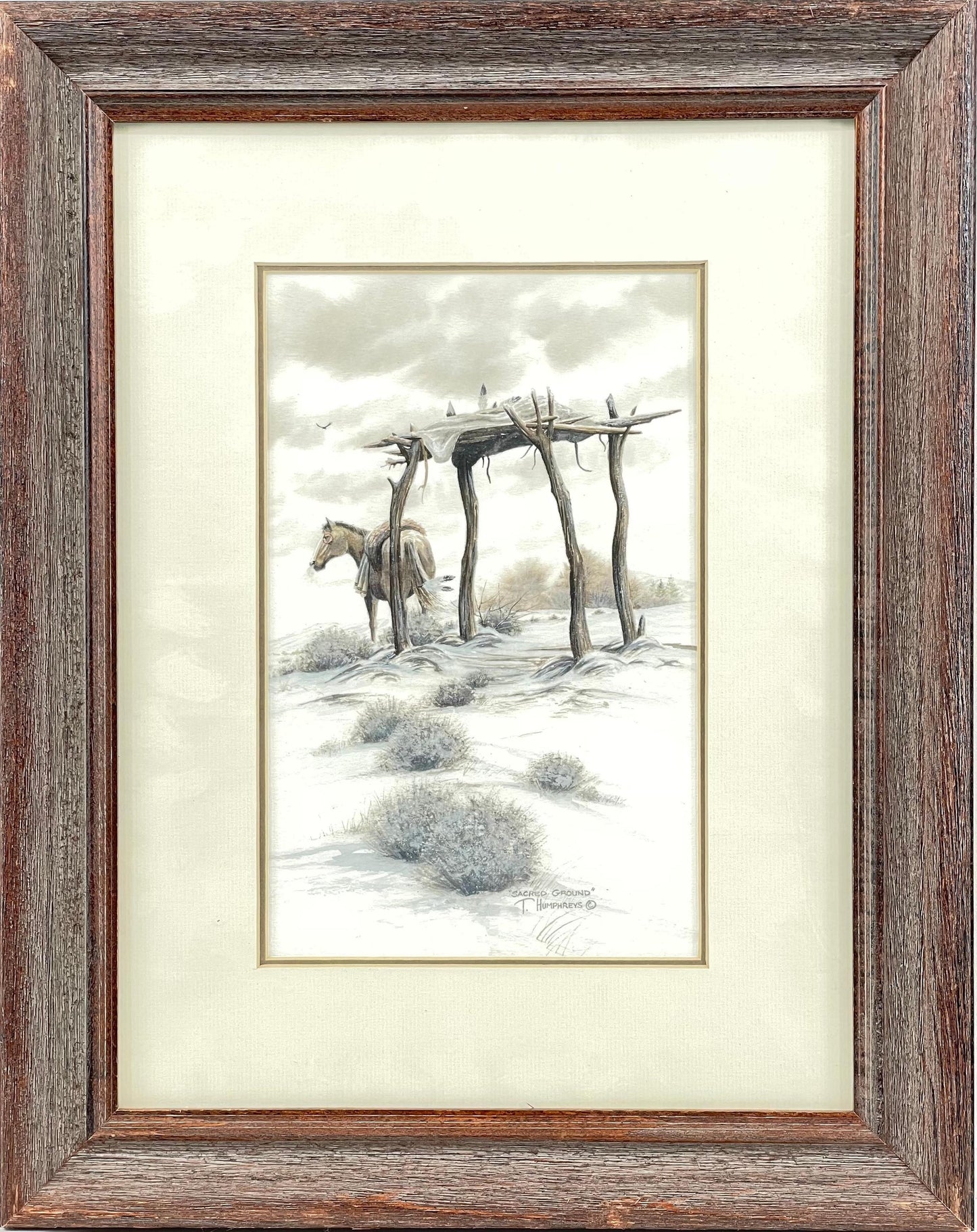 Travis Humphreys - Sacred Ground 11" x 7"