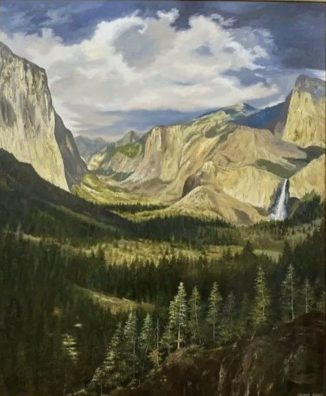 Maurice Green - Yosemite Valley 36" x 30"