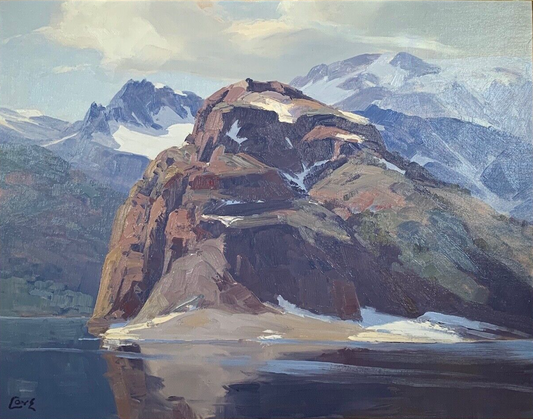 Ralph Love - Mountain Lake 28" x 22"