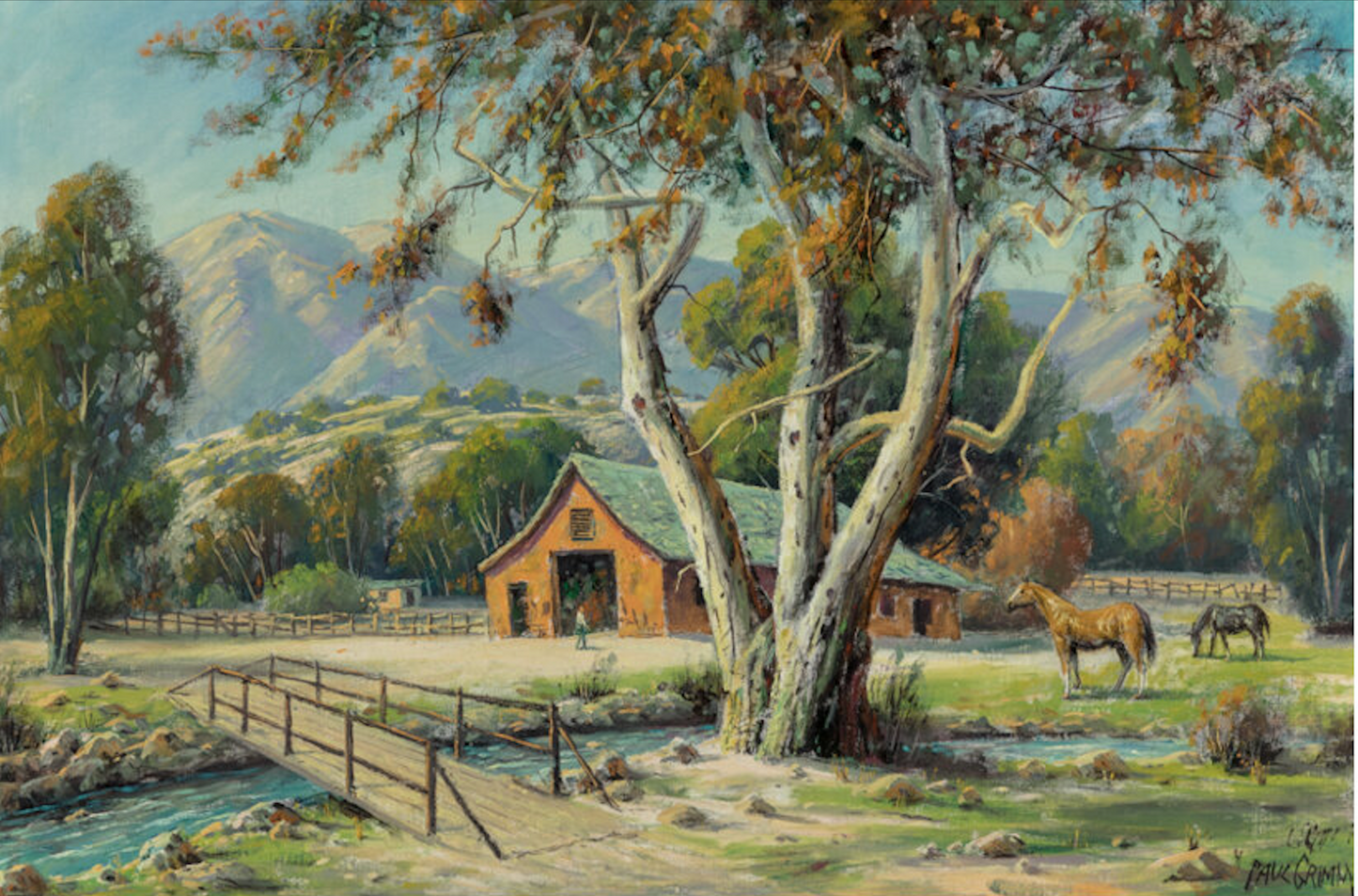 Paul Grimm - California Ranch 20" x 30"