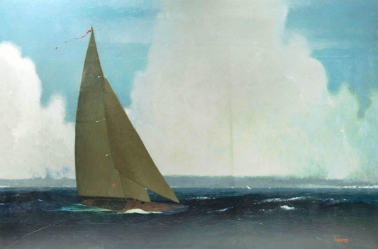 Paul Peter Forster - Sailboat 48" x 71.75"