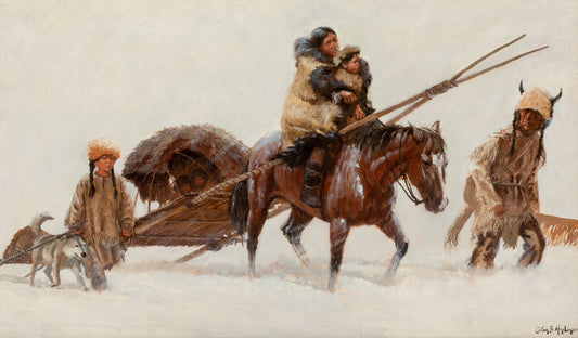 Glen Hopkinson - Seasons in the Snow 18” x 30"