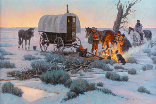 Thomas Lorimer - Sharin' his Grub 24" x 36"