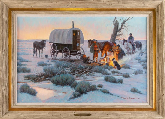 Thomas Lorimer - Sharin' his Grub 24" x 36"