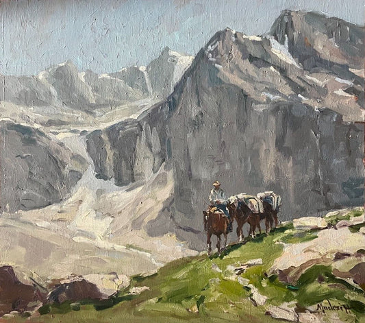 John Modesitt - Sierra Horse Riders 17" x 19"