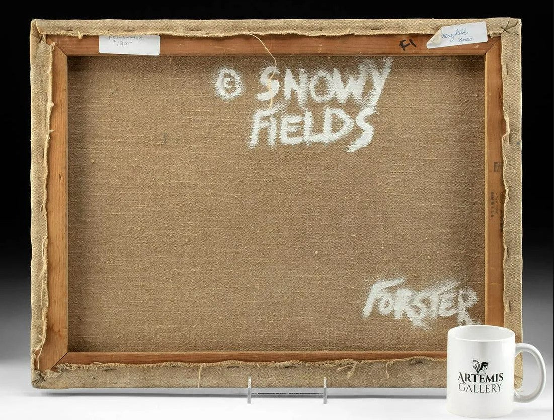 Paul Peter Forster - Snowy Fields 18.125” x 24.125”