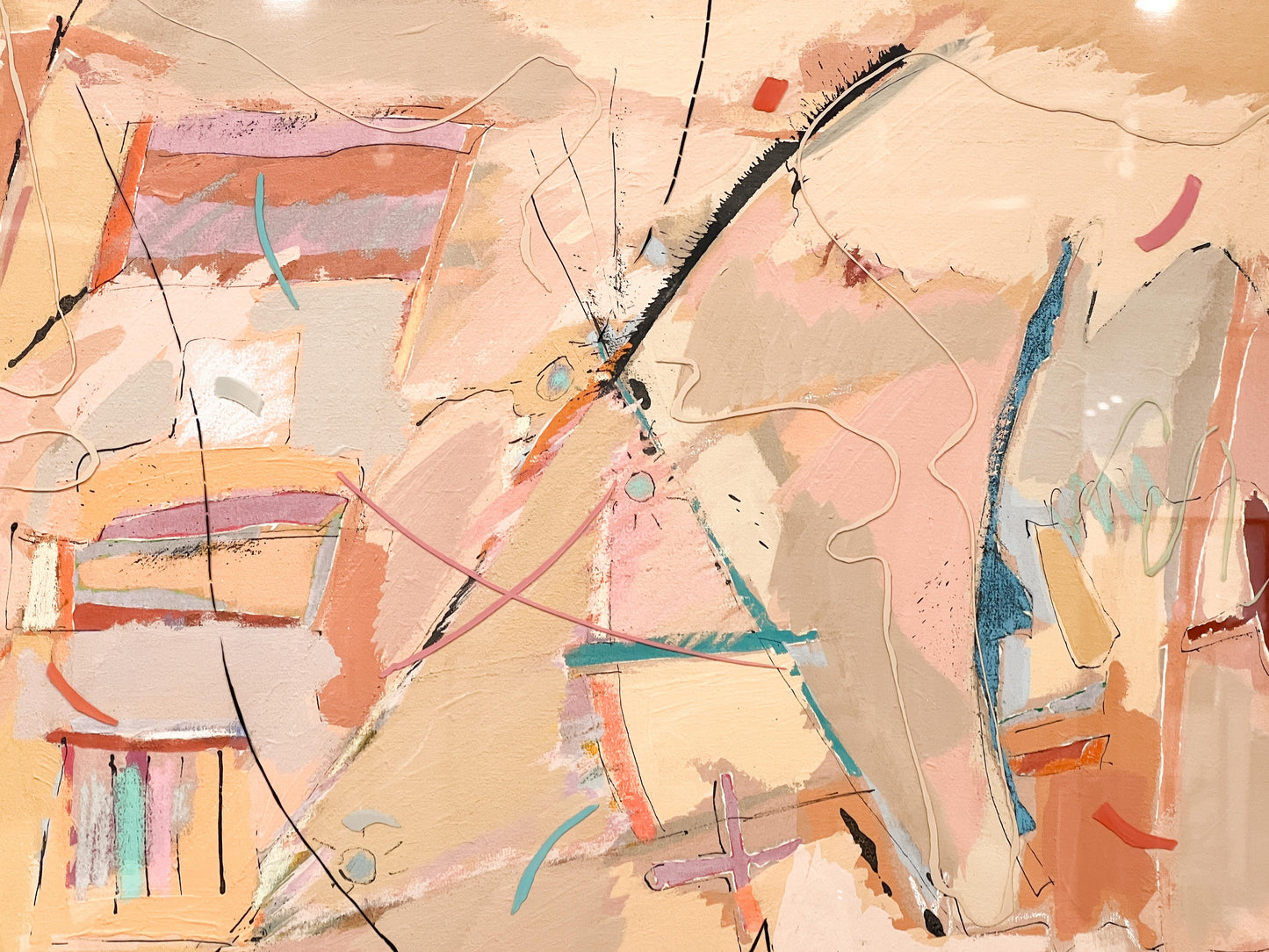 Sally Anderson - Southwest Abstract 24" x 72"