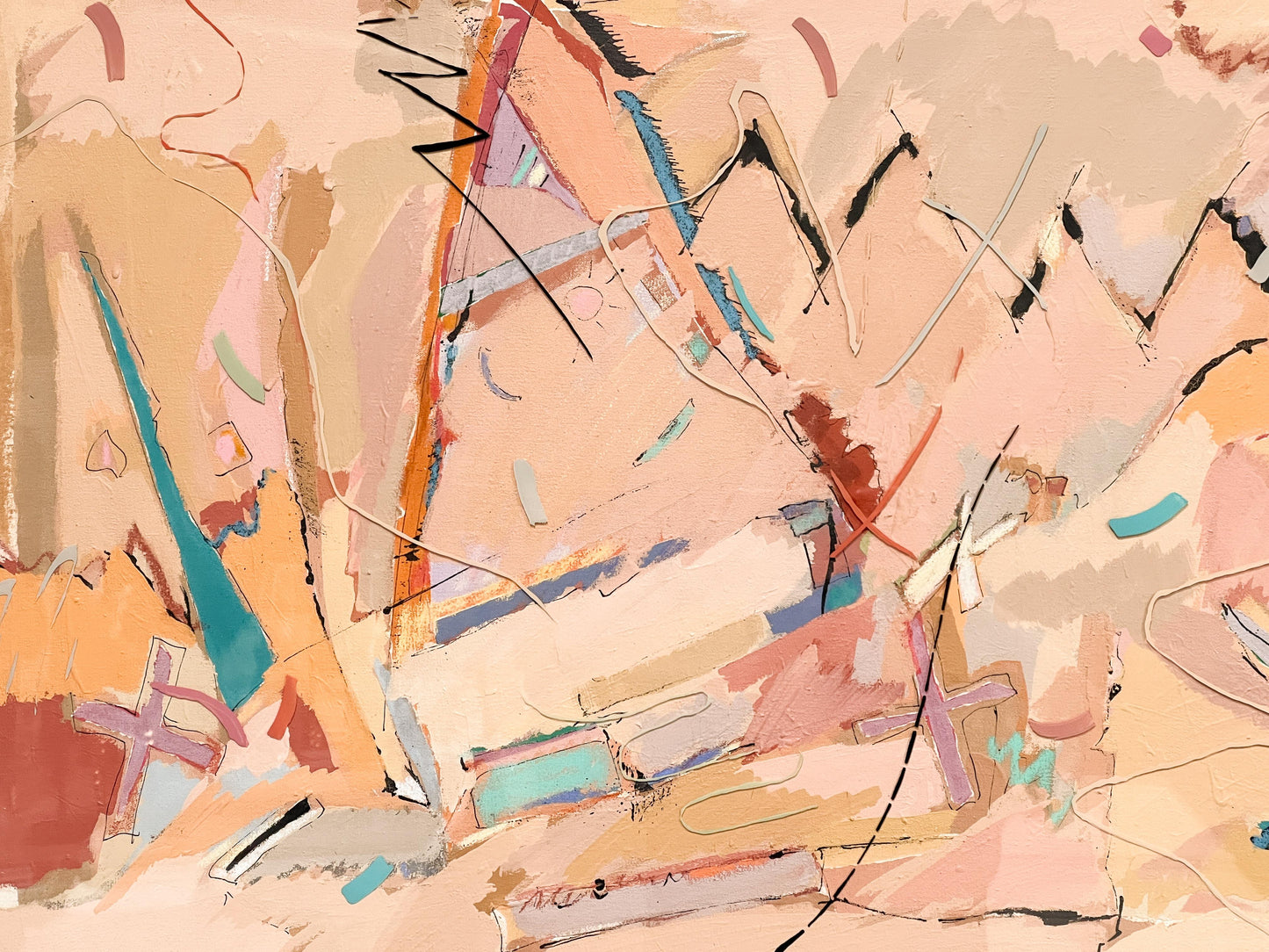 Sally Anderson - Southwest Abstract 24" x 72"