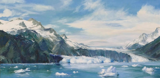 Bennett Bradbury - St. Elias Mountains, Glacier Bay 30" x 60"