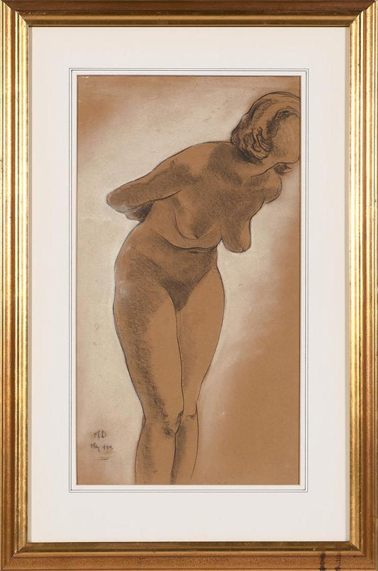 Maynard Dixon - Standing Figure 22.5" x 12.75"