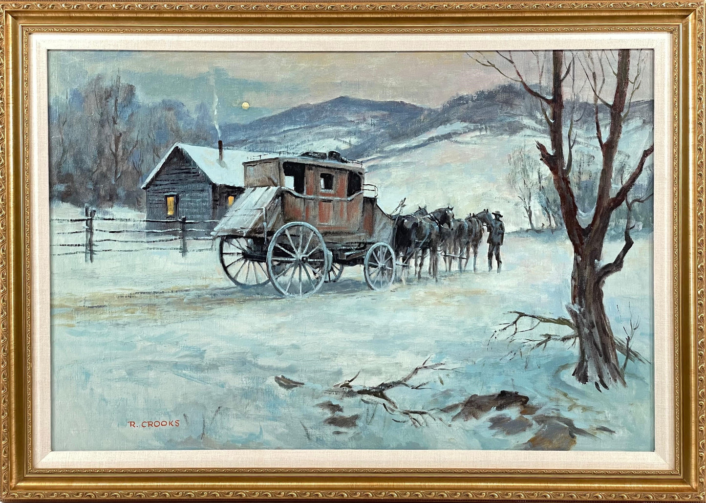 Ronald Crooks - Station Stop 24” x 36”