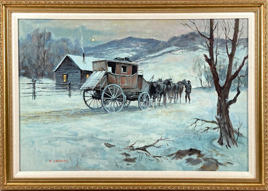 Ronald Crooks - Station Stop 24” x 36”