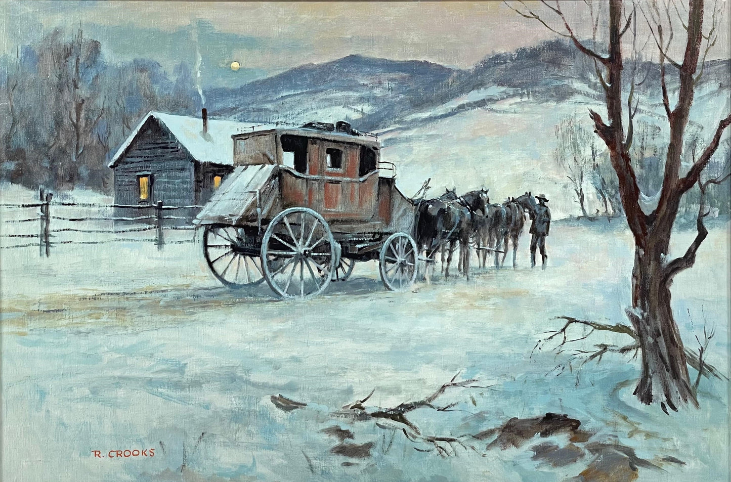 Ronald Crooks - Station Stop 24” x 36”