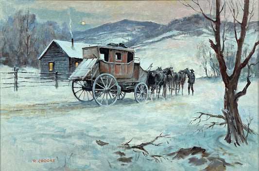 Ronald Crooks - Station Stop 24” x 36”