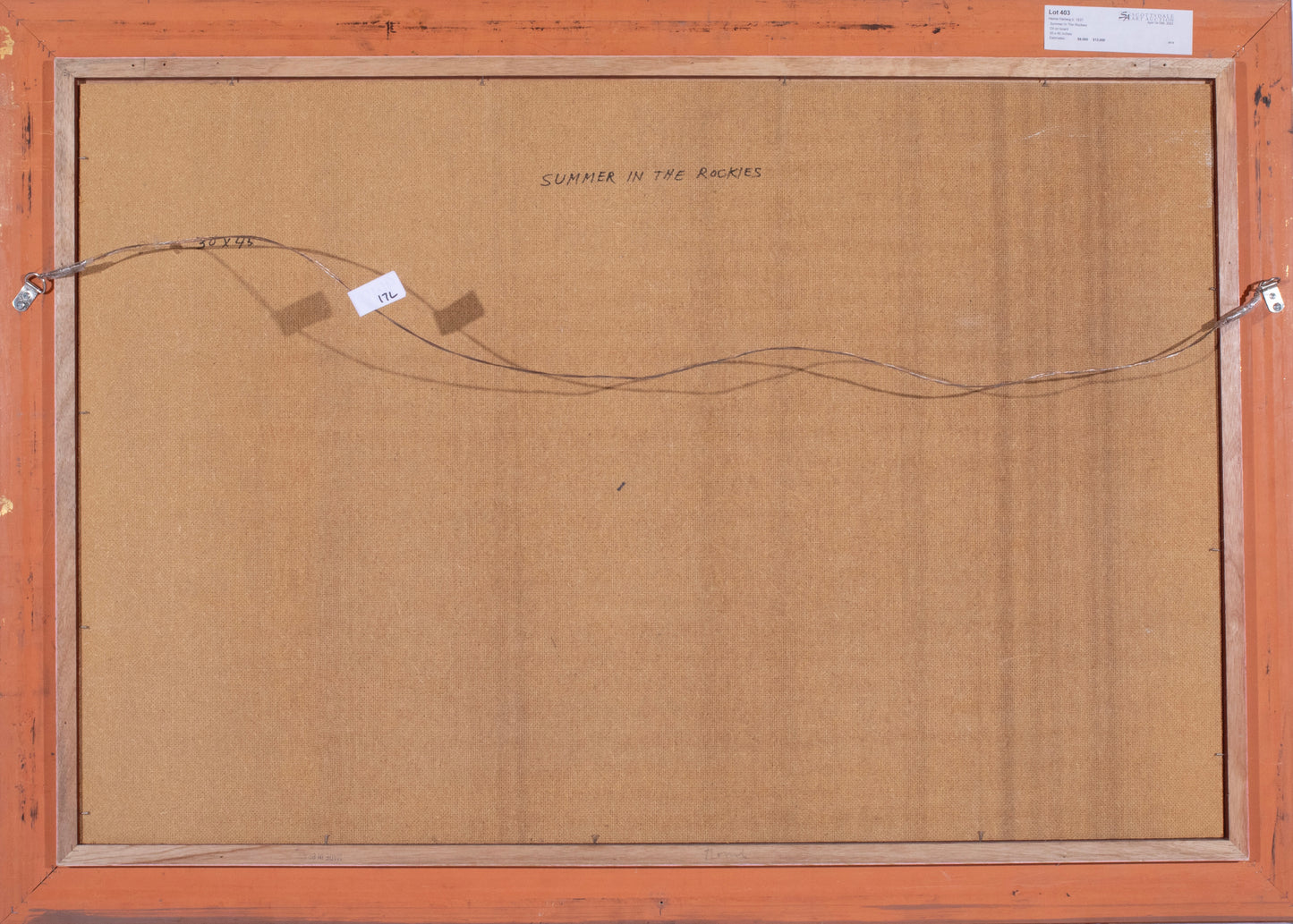 Heinie Hartwig - Summer in the Rockies 29.5" x 44.5